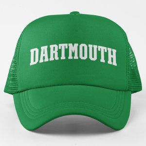 NEW Dartmouth Big Green Arch Wordmark Foam Trucker Snapback Hat GREEN